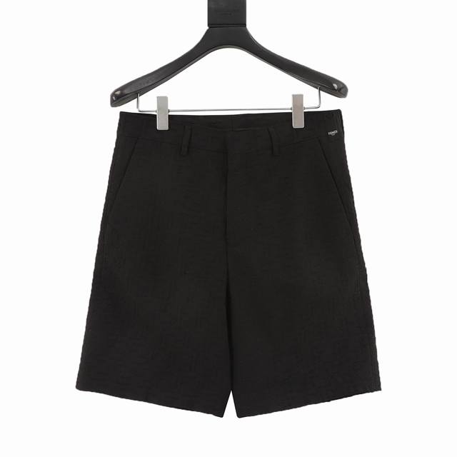 Fendi Fd dark pattern full print full width Ff suit shorts Customized ink rhyme