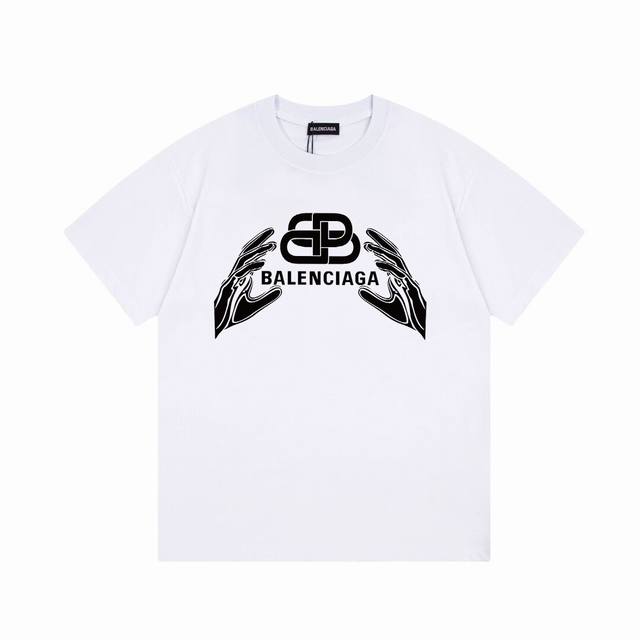 Balenciaga two-hand letter short sleeves, Upgraded quality, exquisite workmanshi