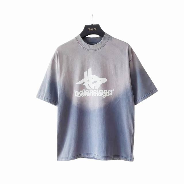 Actual details + size chart Balenciaga double image front and back printed short