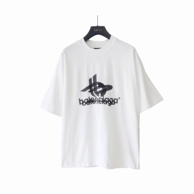 Real shot details + size chart Balenciaga double image front and back printed sh