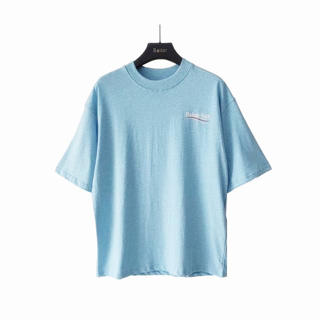Actual details + size chart Balenciaga Coke Wave Ripped Short Sleeves Classic Co