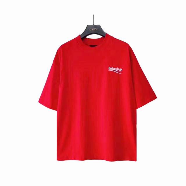 Actual details + size chart Balenciaga Coke Wave Ripped Short Sleeves Classic Co