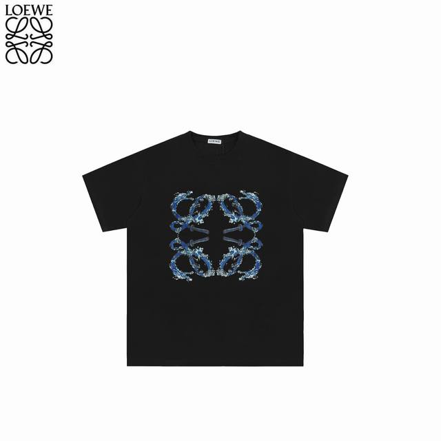 Loewe 25Ss classic printed T-shirt short sleeves No need for the so-called gorge