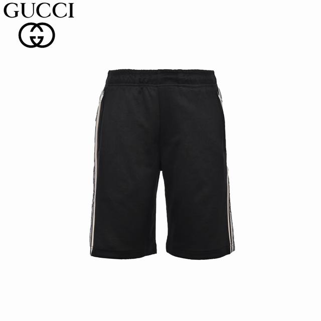 Gucci 24Fw snake print shorts The same style as celebrities, double G webbing sn