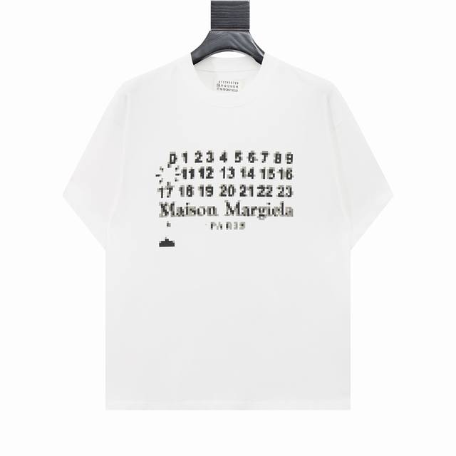 High version Maisonmargiela Margiela mosaic digital print short sleeves, unisex.