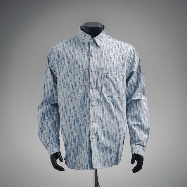 Dior 22Ss classic full print denim shirt jacket Original version, different from