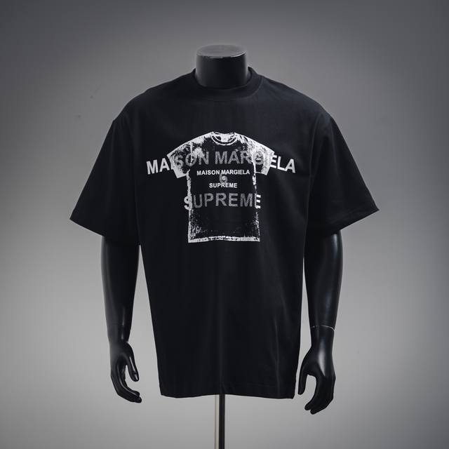 Maison Margiela Mm6 new Supreme joint short-sleeved pattern printed short-sleeve