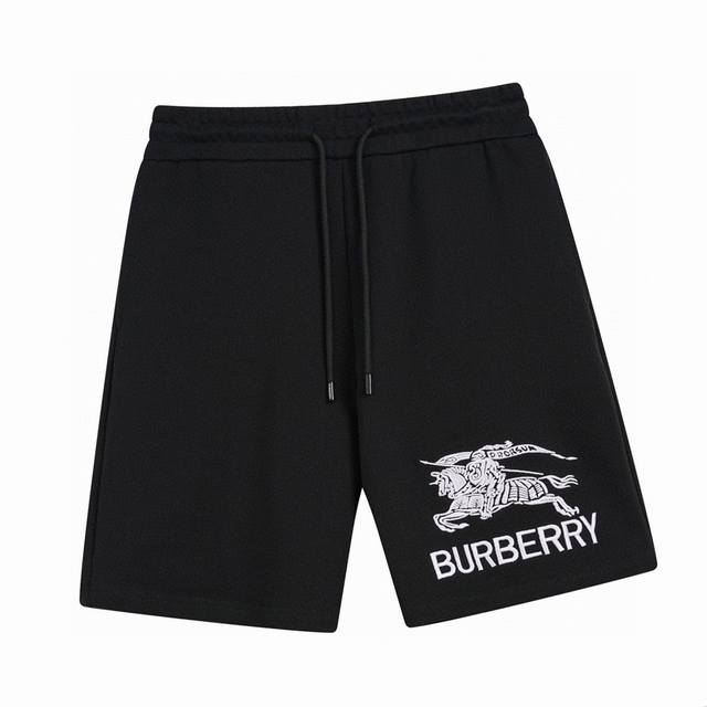 Burberry summer new classic warhorse letter embroidered casual shorts are made o