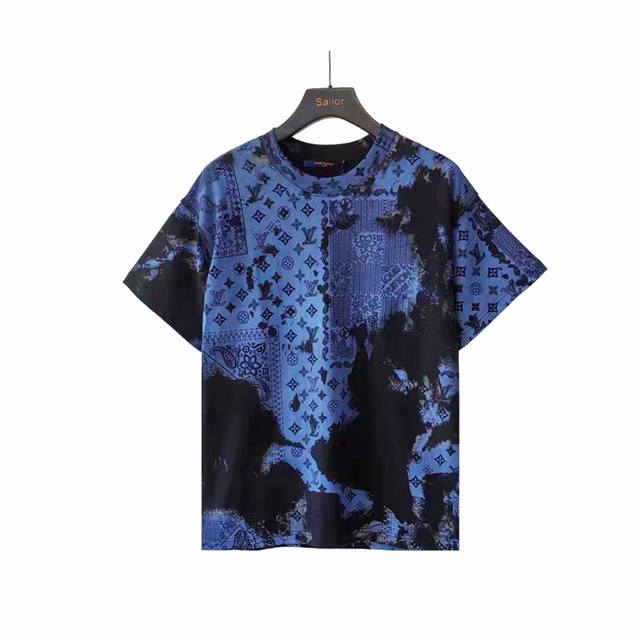 Real shot details + details Louis Vuitton 24Ss tie-dyed monogram print short-sle