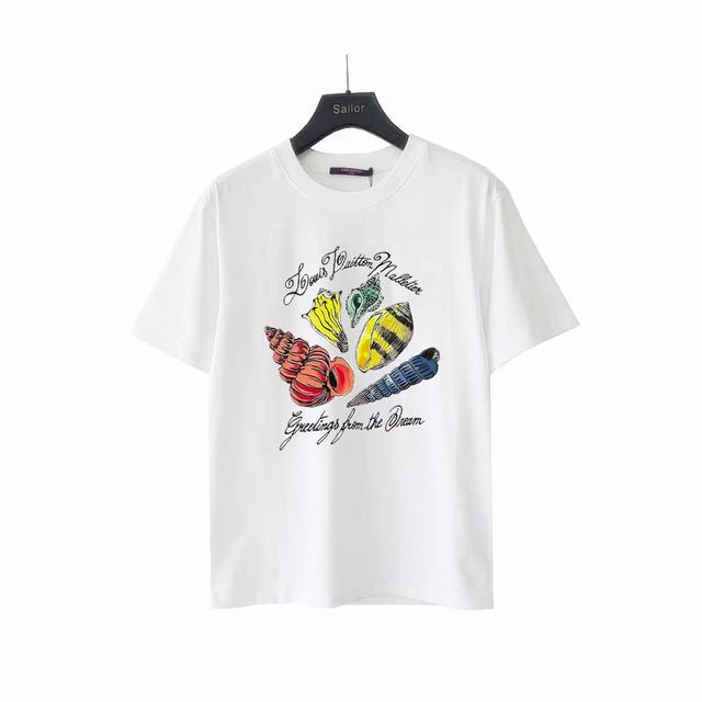 Actual details + size chart Louisvitton Louis Vuitton conch shell colorful short