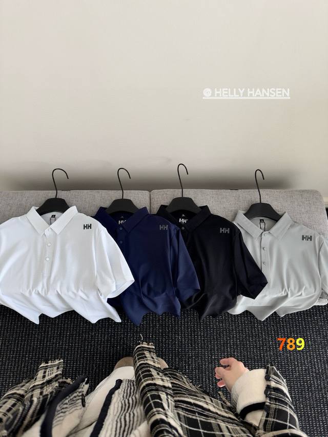 Heili Hansen couple's Polo shirt Daddy style boyish feeling