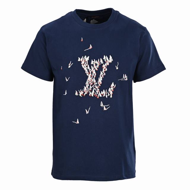 Louis Vuitton Lv sailboat embroidered short-sleeved T-shirt Authentic 1 0 purcha