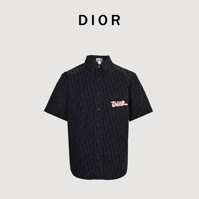 Dior Dior Snake Year Limited Edition Denim Shirt Short Sleeves First-time origin