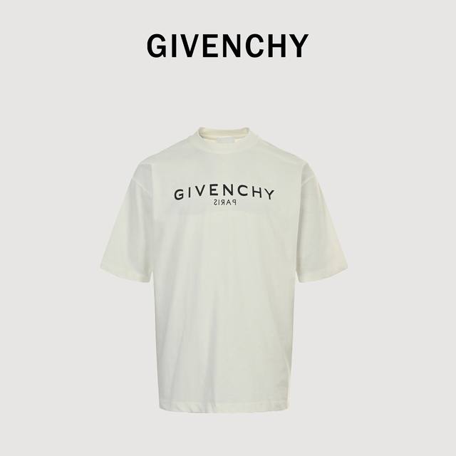 Givenchy Gvc front and back reverse print short-sleeved T-shirt Selected long-st