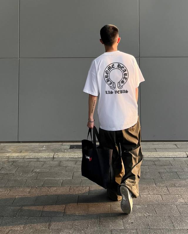 Chrome Hearts 23Ss top new style horseshoe print couple short-sleeved shirt Prod