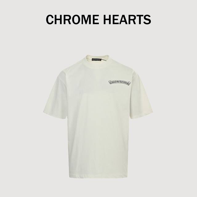 Chrome Hearts 25Ss Sanskrit short-sleeved T-shirt Loose fit, slimming and suitab