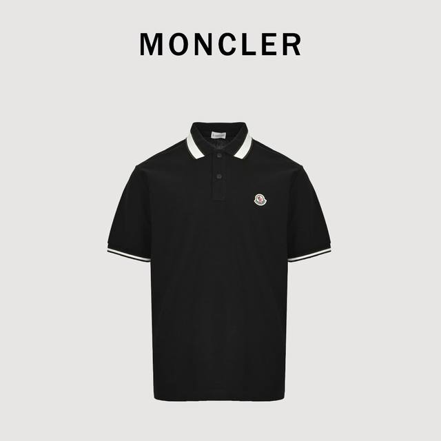 Moncler Mc collar short-sleeved Polo shirt Made of original G custom-made pique