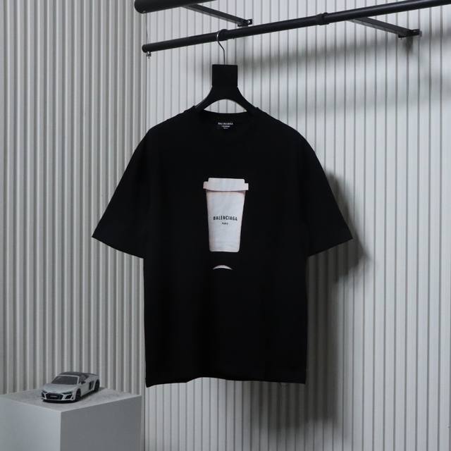 Balenciaga 24Ss beverage cup printed short sleeves Standard digital direct print