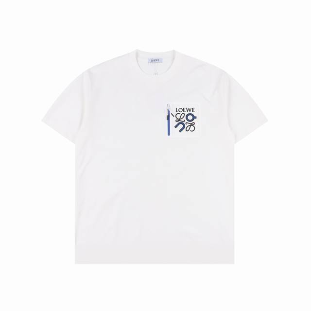 Loewe 25Ss Loewe joint pocket print short sleeves The Loewe joint outdoor pocket