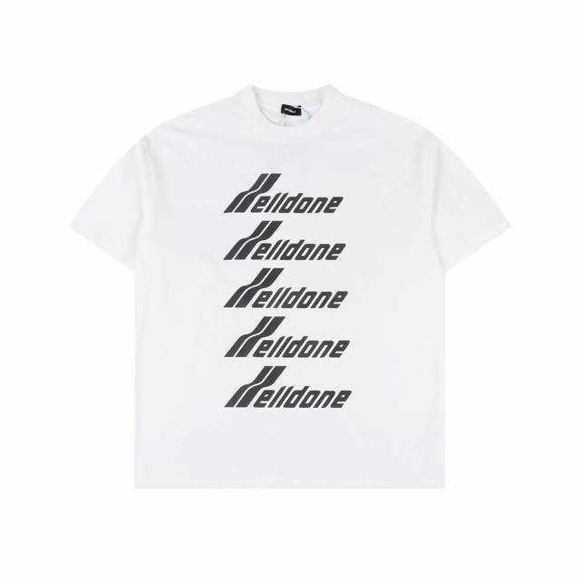 We11Done Classic data style classic bullet screen letter printing couple short-s