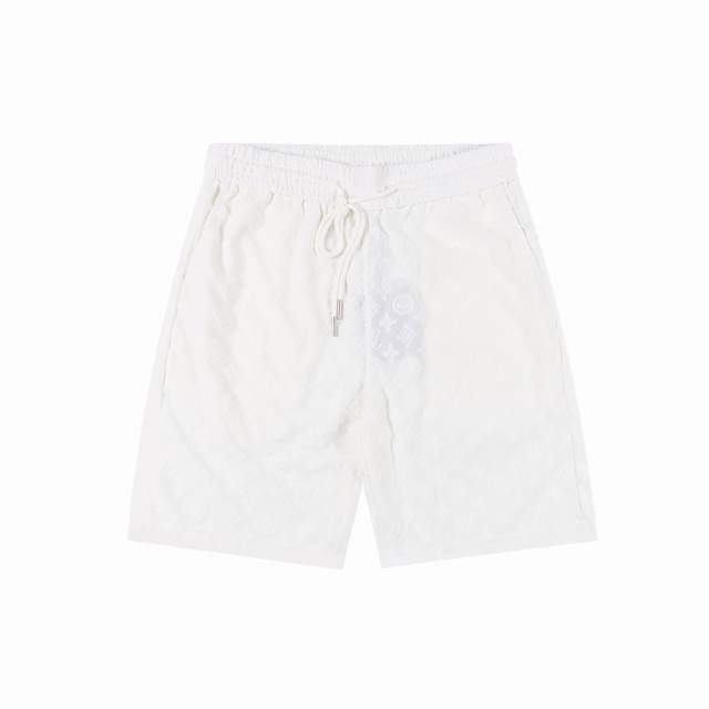 Louis Vuitton 25Ss full print monogram jacquard convex suit shorts original mold