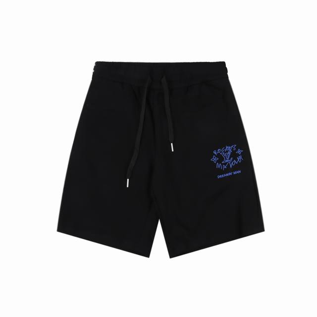 Louis Vuitton 25Ss Dreamer Graffiti Slogan Print Shorts The theme of this model