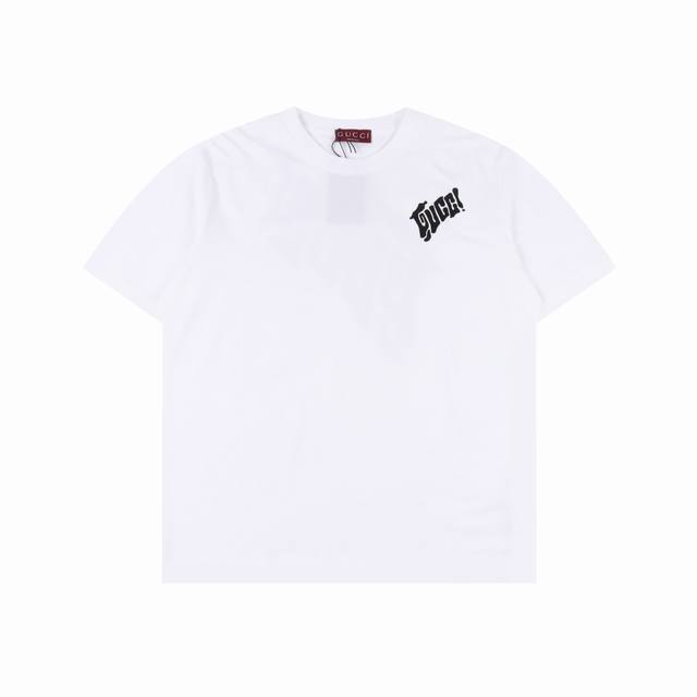 Gucci Guc Lido series black short-sleeved T-shirt The original version was purch