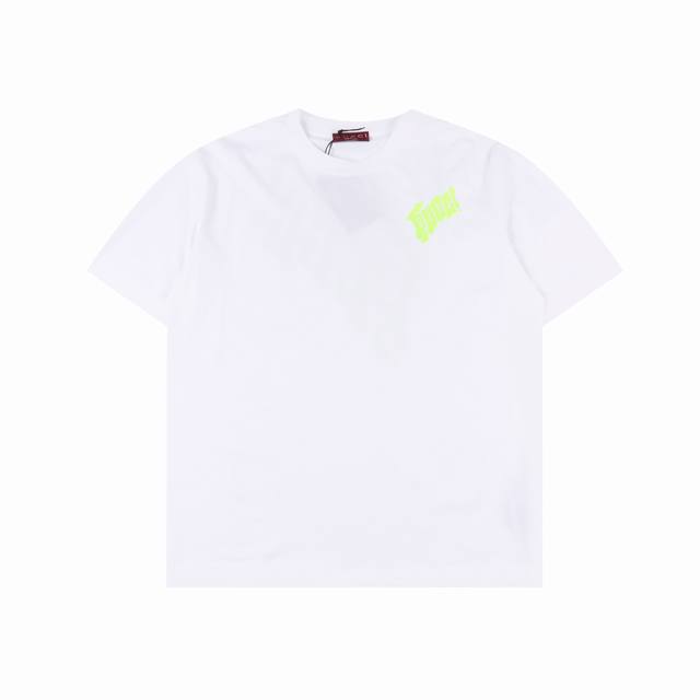 Gucci Guc Lido series fluorescent green short-sleeved T-shirt The original versi