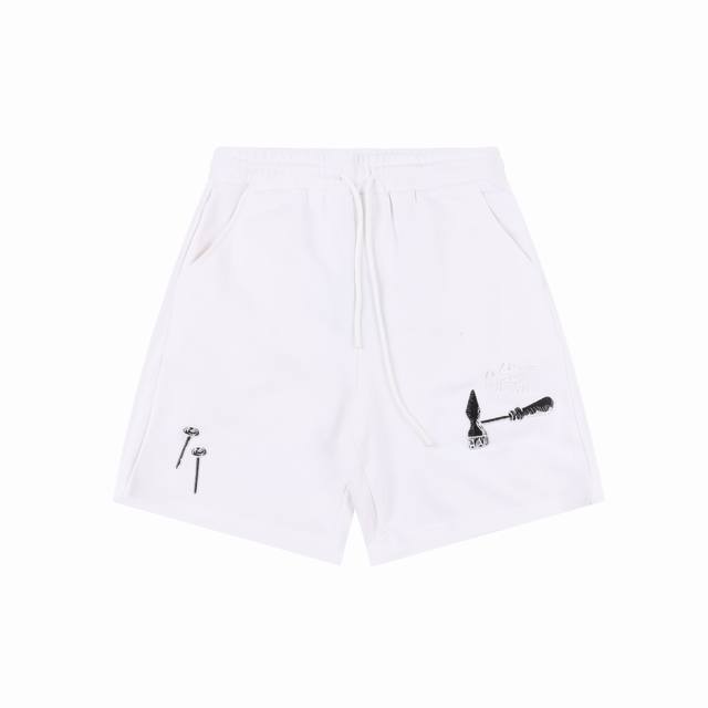 Louis Vuitton 24Ss embroidery hammer tool shorts The number of embroidery needle