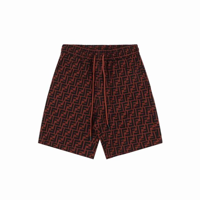 Fendi Fendi full-print double F old flower element shorts Low-key luxury, Fd cla