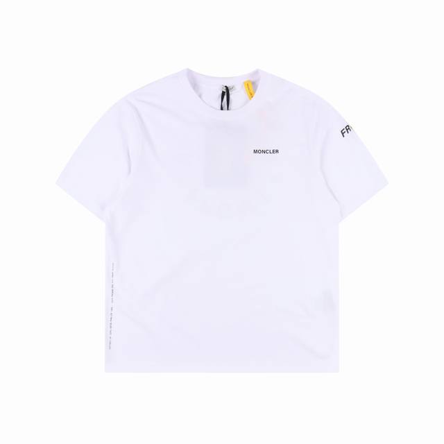 Moncler Mc Fujiwara Hiroshi co-branded ring short-sleeved T-shirt is made of dou