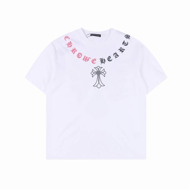Chrome Hearts Chrome Hearts Sanskrit cross foam print short sleeves The fabric i