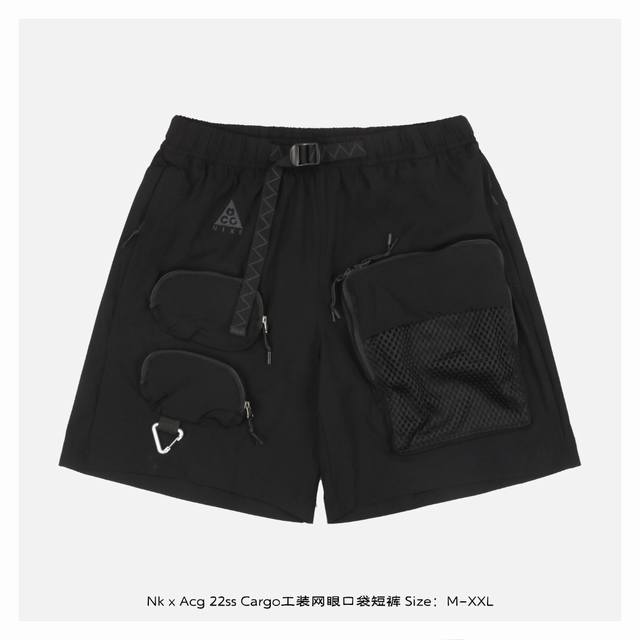 Nike X Acg 22Ss Cargo Mesh Pocket Shorts Customized 50-count double-strand nylon