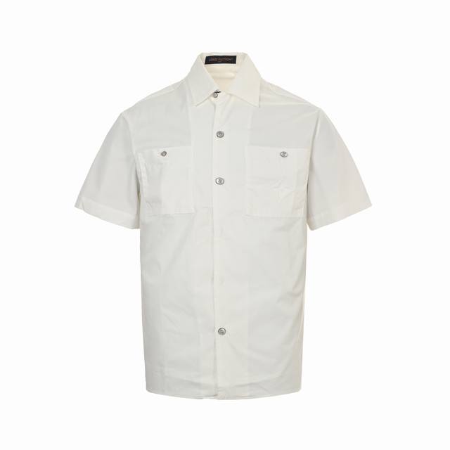 Louis Vuitton 25Ss Pocket Embossed Short Sleeve Shirt The new 25Ss short sleeve