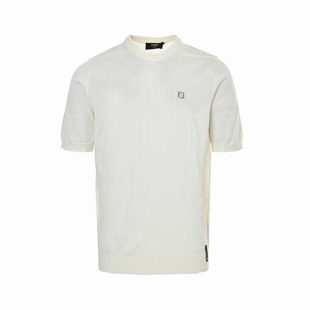 Fendi Fendi hardware double F logo knitted short sleeves Authentic product purch