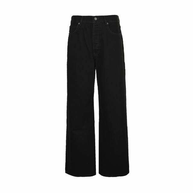 Acne Studios 25Ss 1981M black jeans Customized high-count cotton blended fabric,