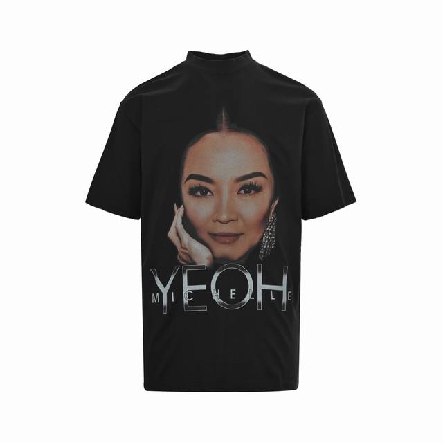 Balenciaga 25Ss Michelle Yeoh printed short sleeves Size: S-Xl
