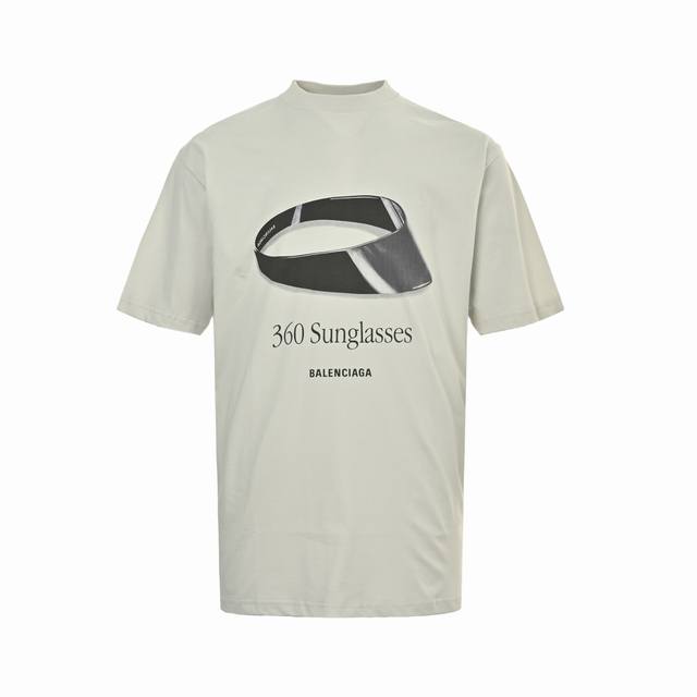 Balenciaga 25Ss Sunglasses Printed Short Sleeves Unisex! Size: S-Xl
