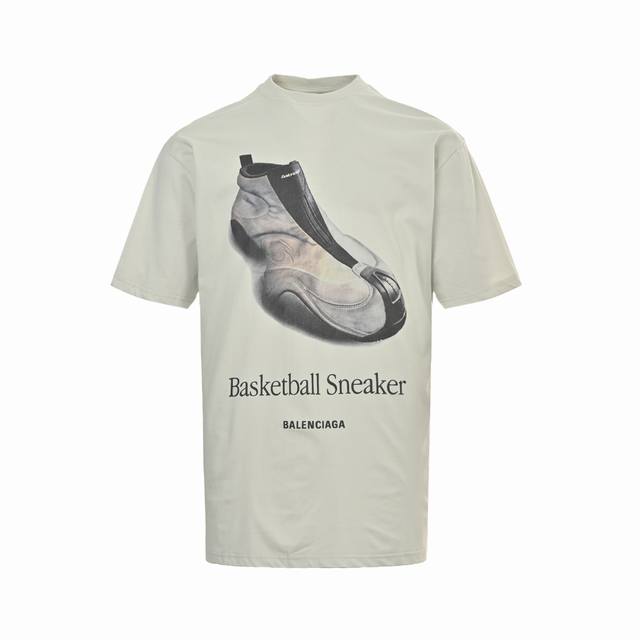 Balenciaga 25Ss sneakers print short sleeves Size: S-Xl