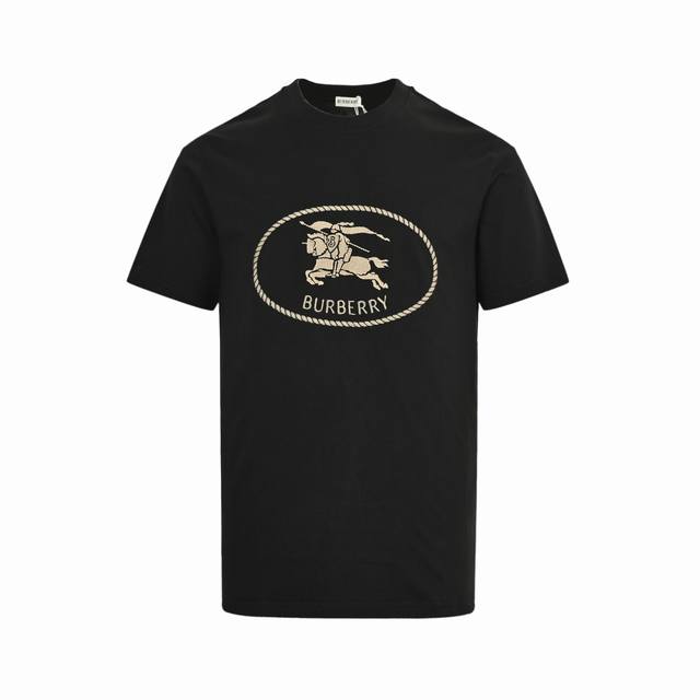 Burberry Warhorse Knight Equestrian Embroidery Short Sleeve Original 4800 purcha