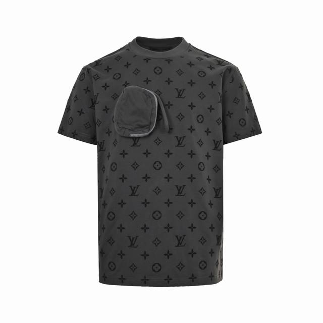 Louis Vuitton 25Ss Paste Pocket Flocked Short Sleeve #Special process, do not ma