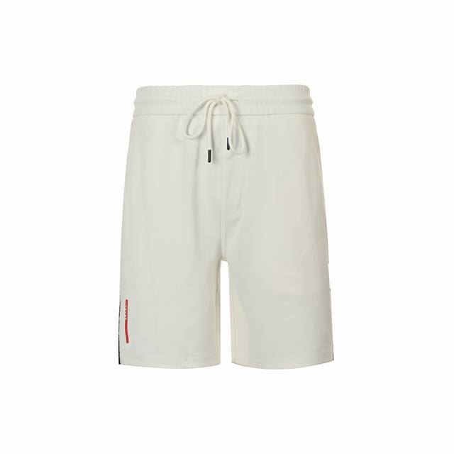 Prada 24Ss Red Logo Striped Shorts Unisex Brand New Aesthetic Inspiration Fun De