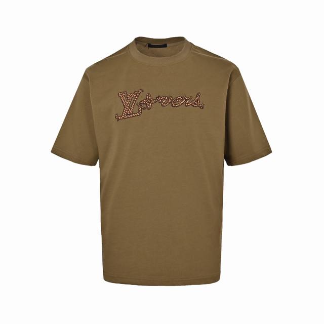 Louis Vuitton 24Ss Hemp Rope Knot Embroidery Short Sleeves The Lovers embroidery