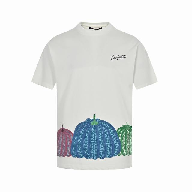Louis Vuitton & Yayoi Kusama 23Ss Pumpkin Print Short Sleeves This T-shirt from