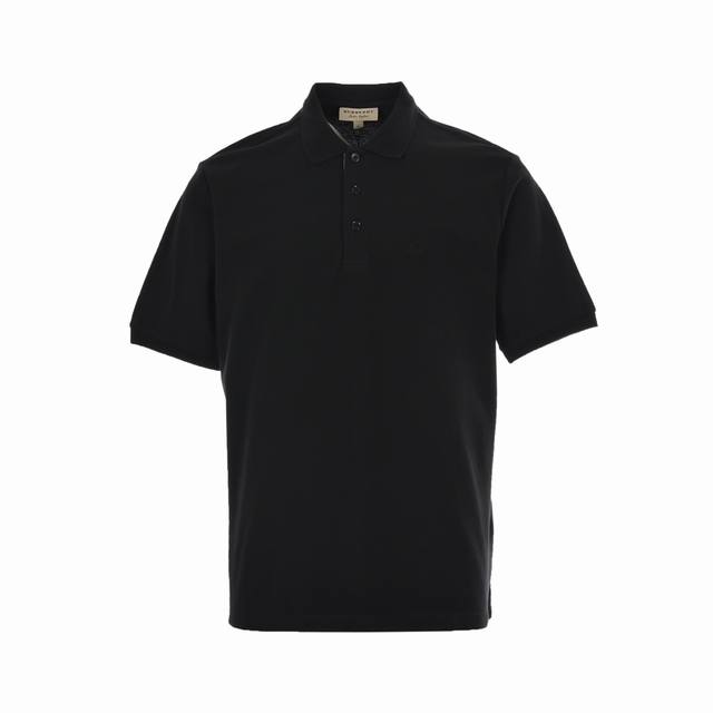 Burberry classic warhorse embroidered small logo Polo short sleeves The fabric i
