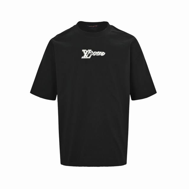 Louis Vuitton 25Ss embroidered Pharrell logo short sleeves The fabric is made of