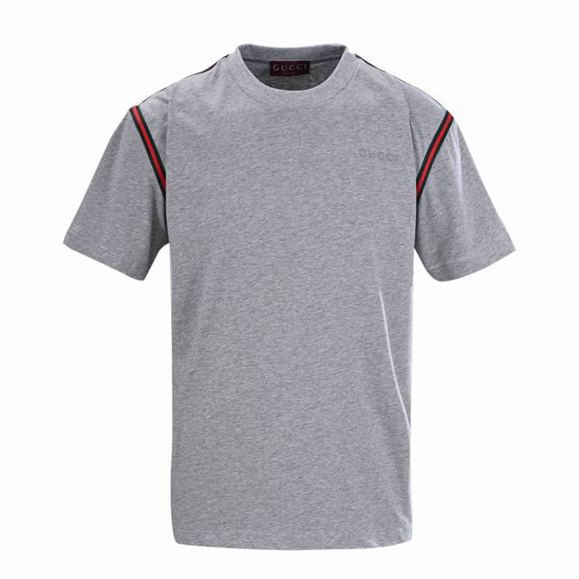 Gucci Gucci short-sleeved T-shirt with webbing sleeves Original 5 purchased, the