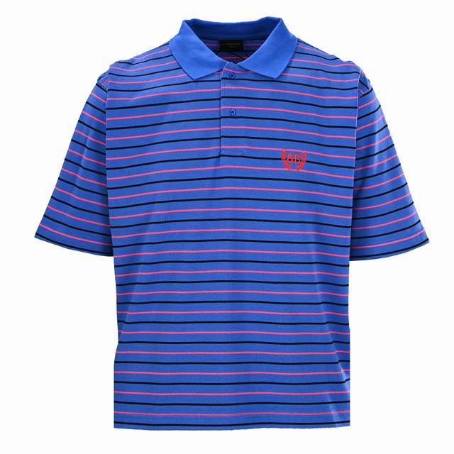 Balenciaga Blcg show-style wheat-ear striped short-sleeved Polo shirt The origin
