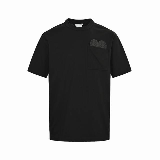 Bottega Veneta Bv woven heart leather logo short sleeves The original version wa