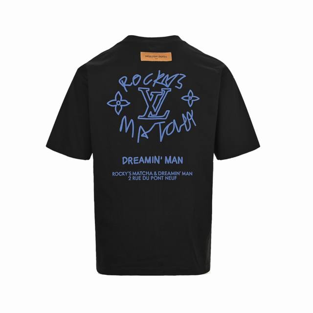 Louis Vuitton 25Ss Dreamer Graffiti Slogan Printed Short Sleeves The theme of th